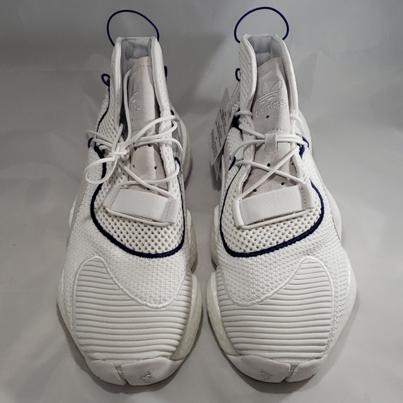 Adidas Boost Crazy BYW LVL 1 White & Purple - Picture 2 of 5